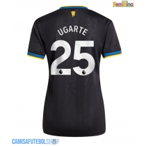 Camisa de time de futebol Manchester United Manuel Ugarte #25 Replicas 3º Equipamento Feminina 2025-26 Manga Curta